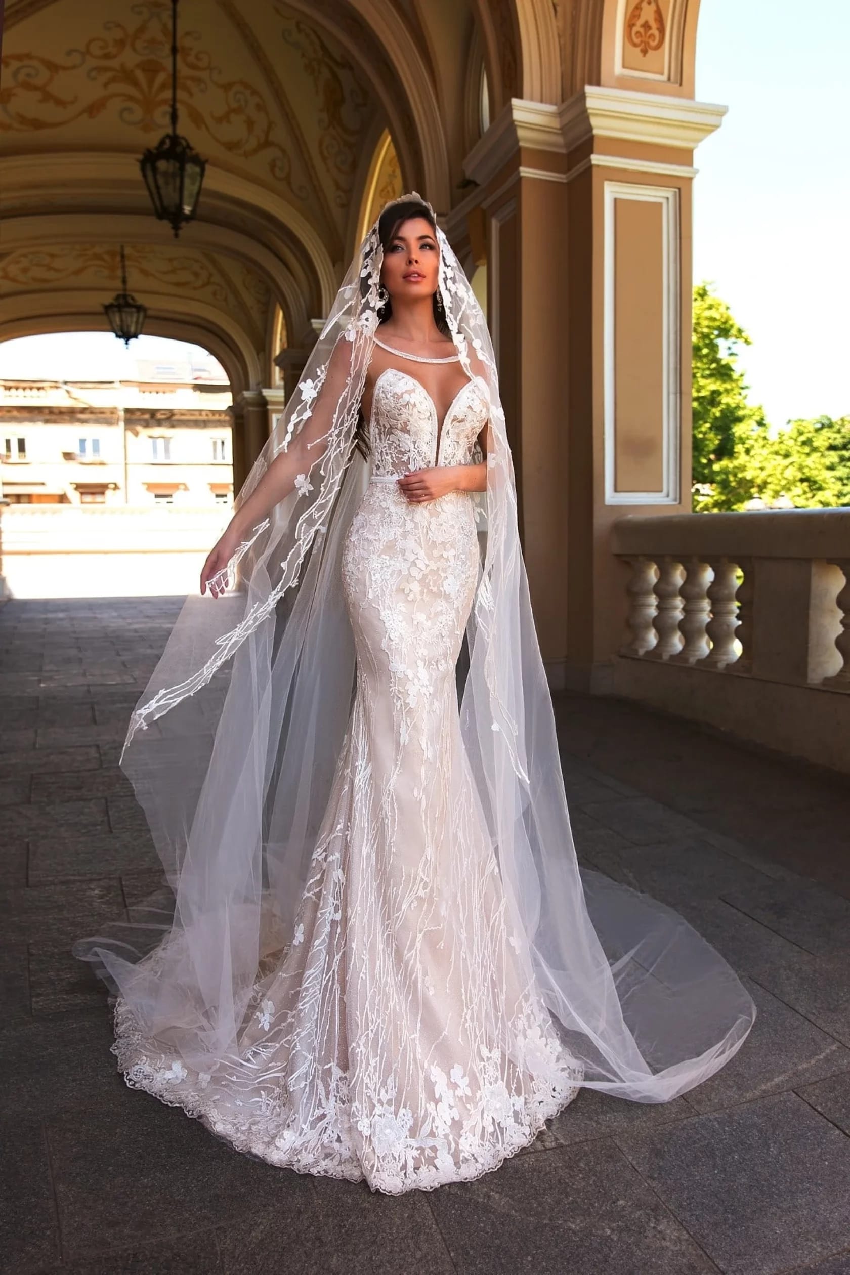 Vestido de novia Chicoreus Chicoreum de pollardi