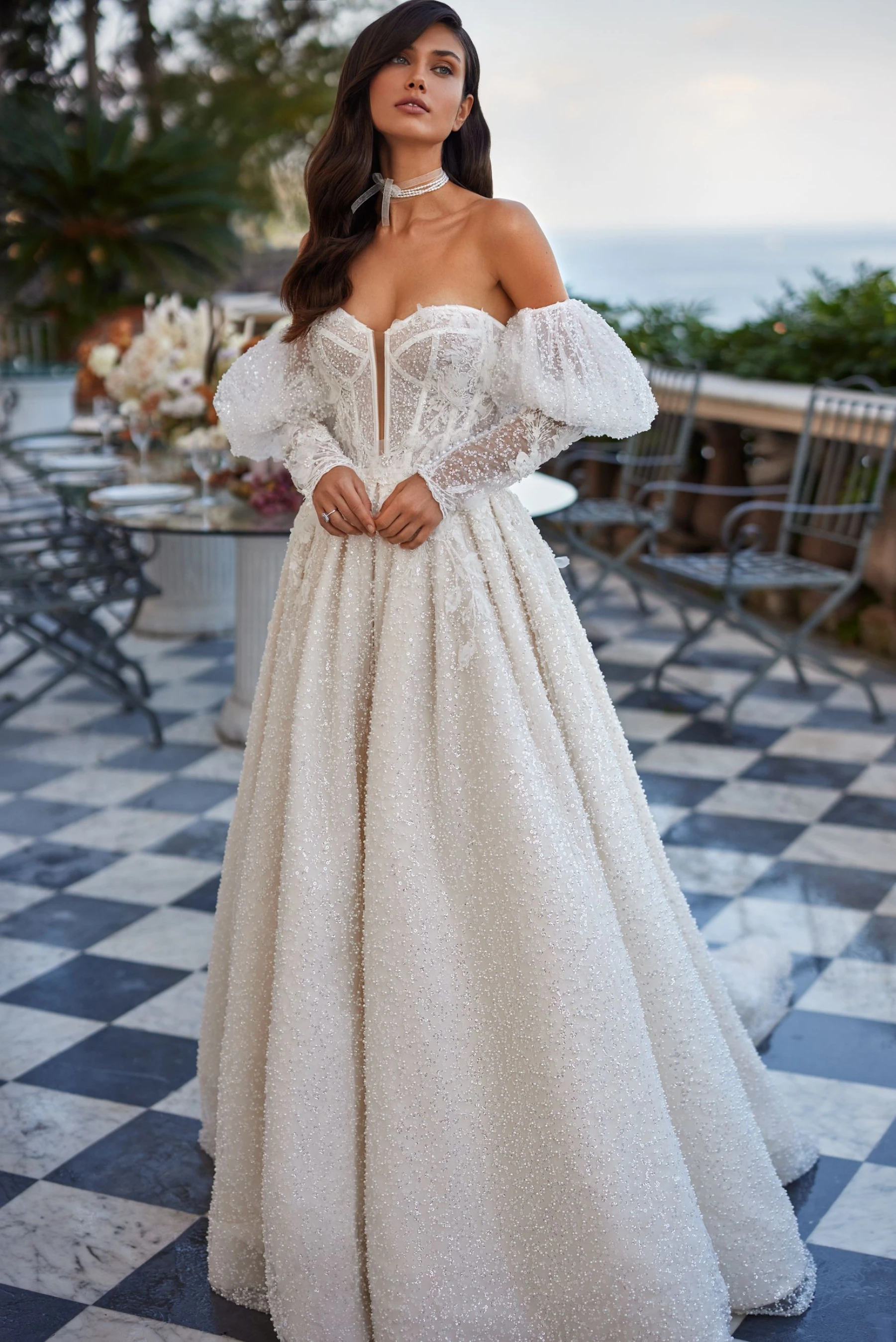 Vestido de novia Asseona de pollardi