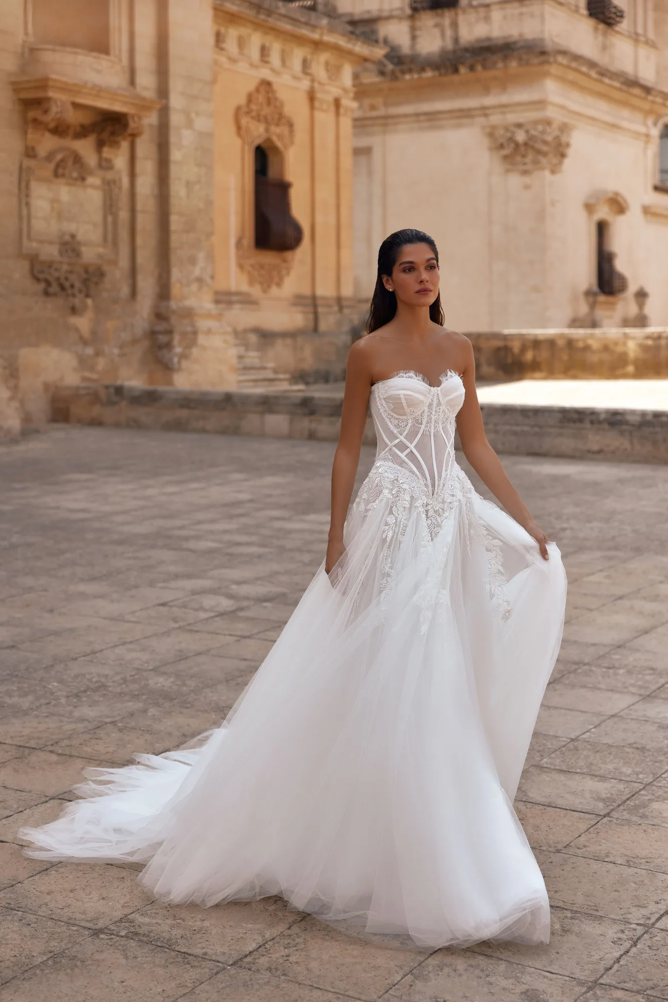 Vestido de novia Lumira de Pollardi