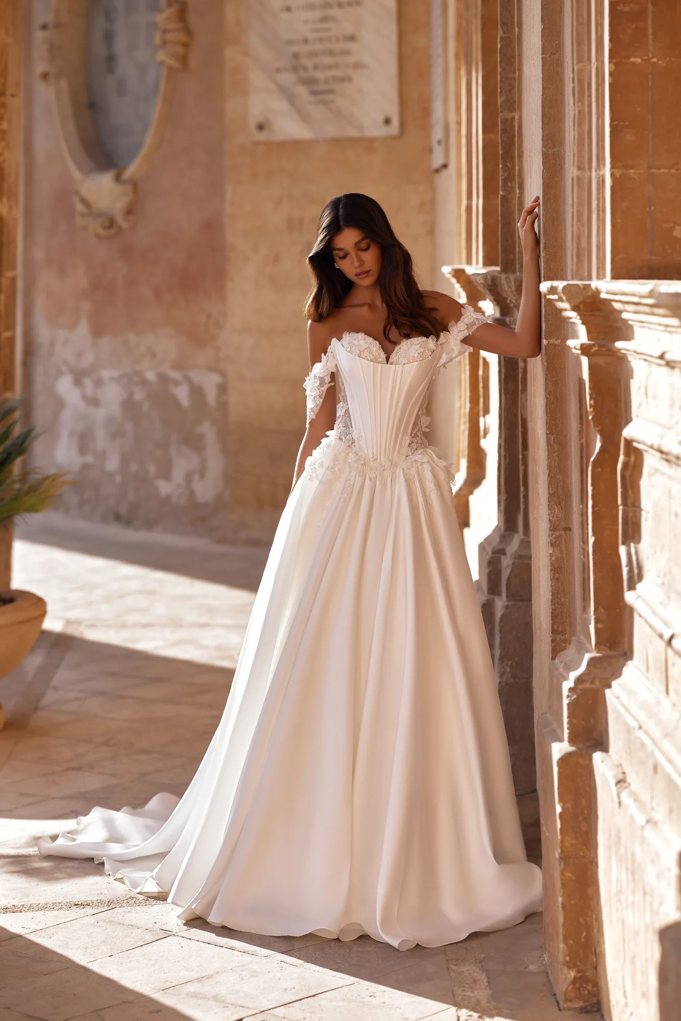 Vestido de novia Velna de Pollardi