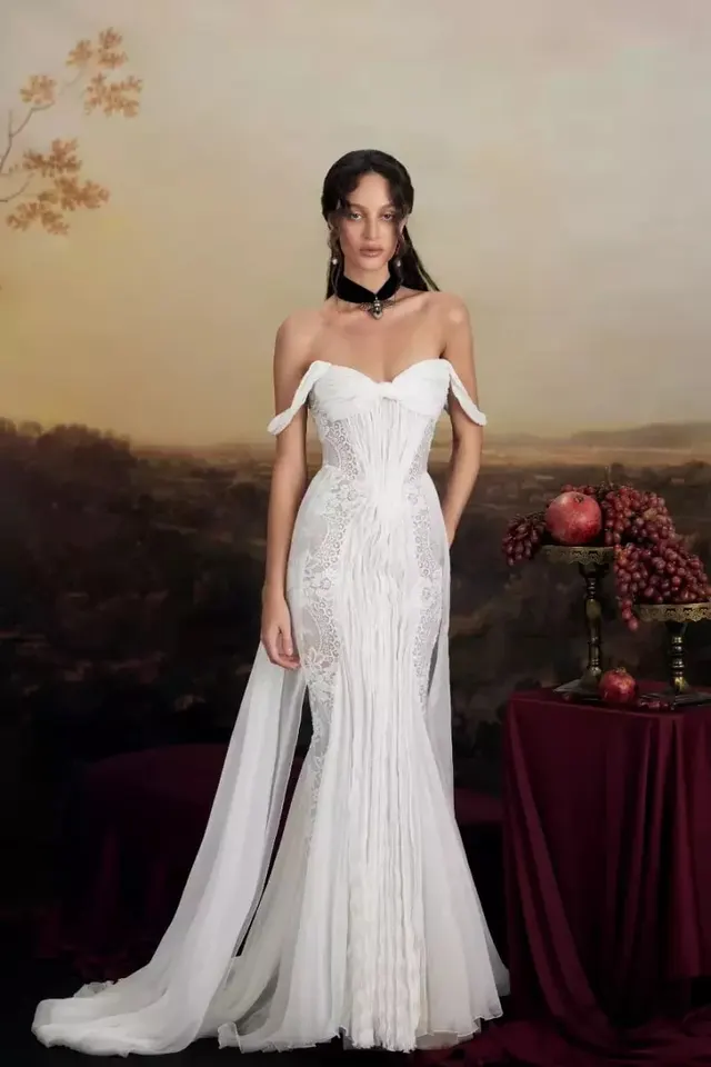 Vestido de novia Curie de raraavis