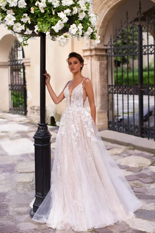 Vestido de novia Liberica de pollardi