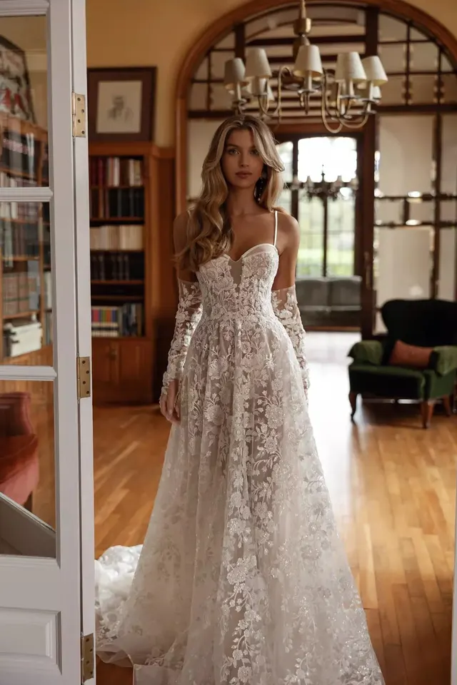 Vestido de novia Lotus de tinavalerdi