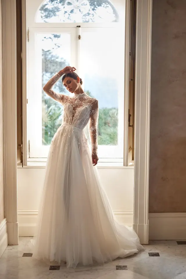 Vestido de novia Massill de pollardi