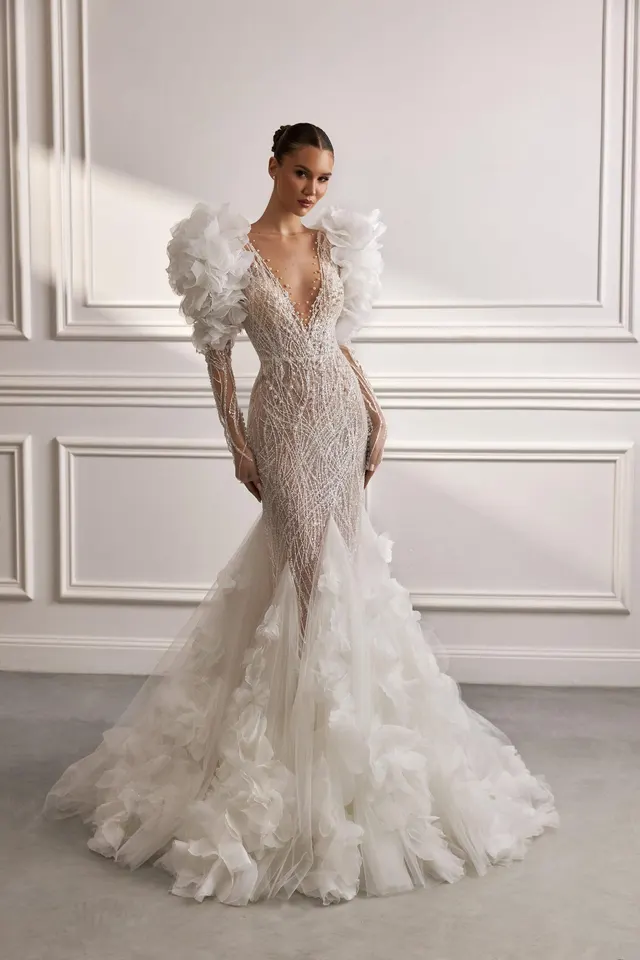 Vestido de novia Paula de oksanamukha